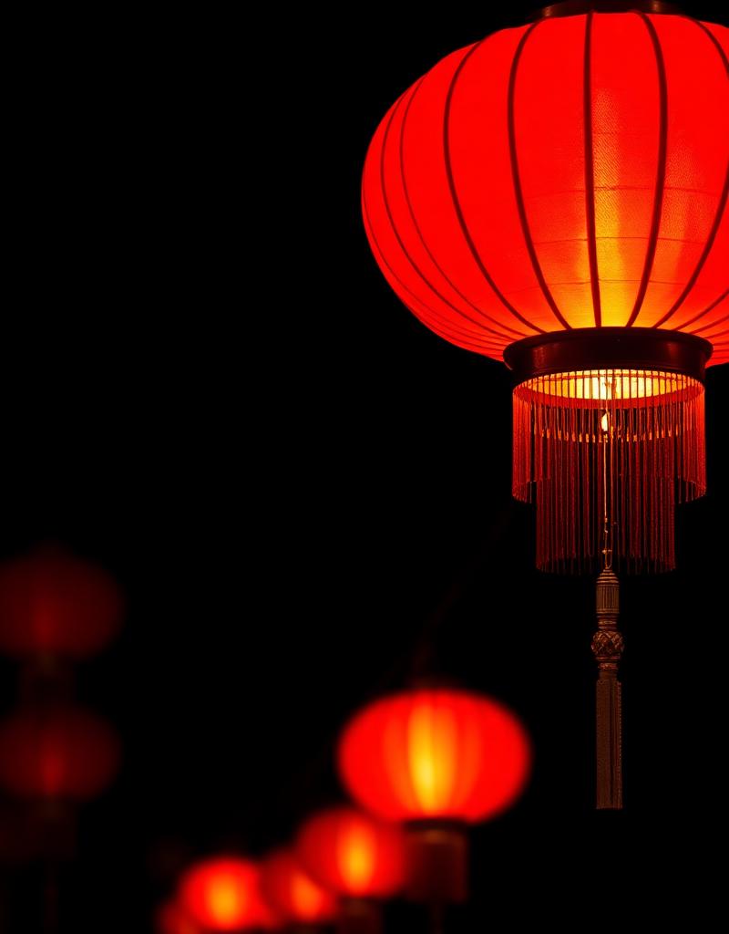 Red lanterns at Wang Wang